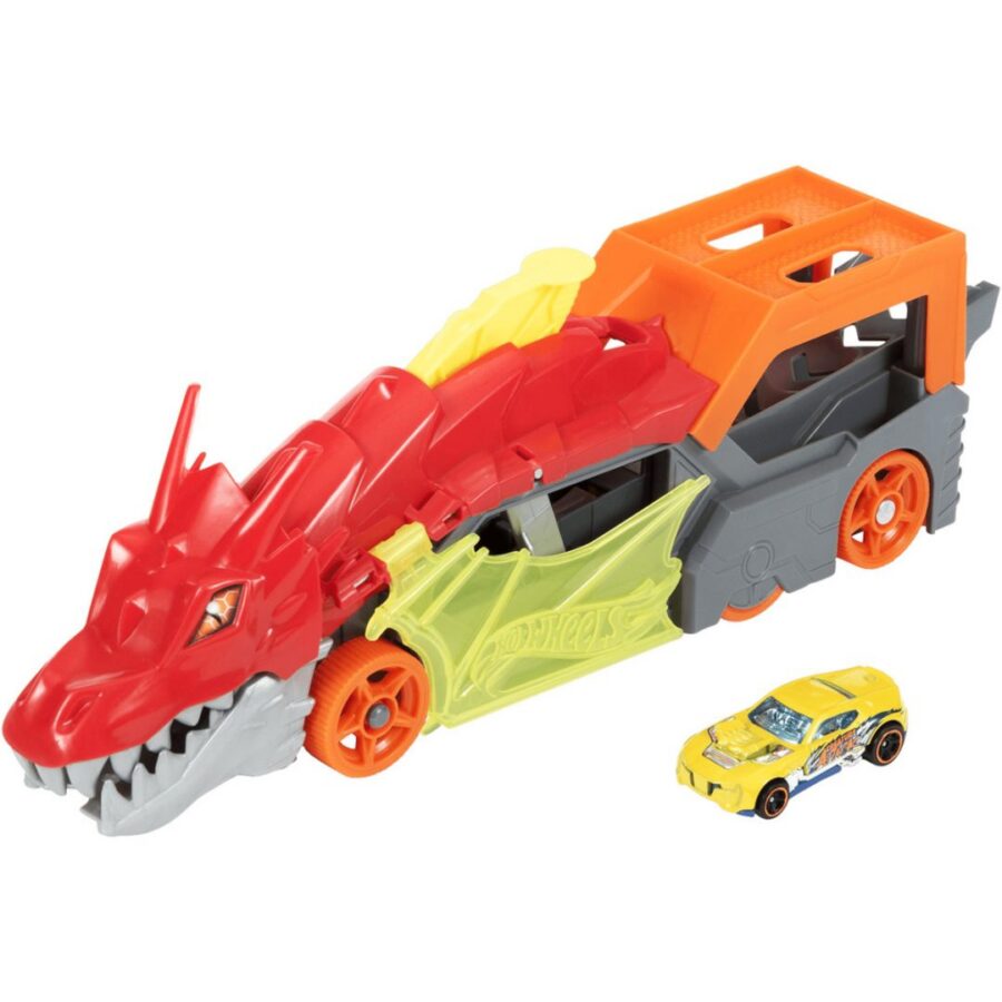 Mattel Hot Wheels City - Δράκος Νταλίκα-Εκτοξευτής (GTK42)