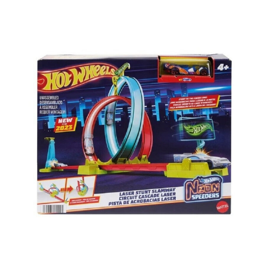 Mattel Hot Wheels Neon Speeders - Πίστα με Διπλό Λουπ (HPC05)