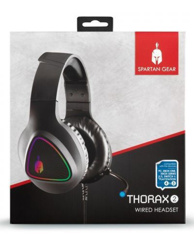 Gaming Ακουστικά Spartan Gear - Thorax 2 Wired Headset (compatible with PC, playstation 4, playstation 5, xboxone, xbox series x s, switch)