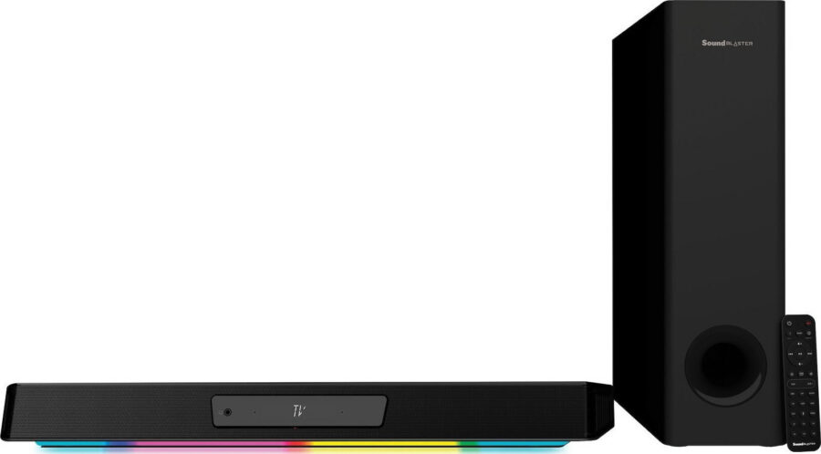 Bluetooth ηχεία SPEAKERS CREATIVE Soundbar KATANA V2X BLK