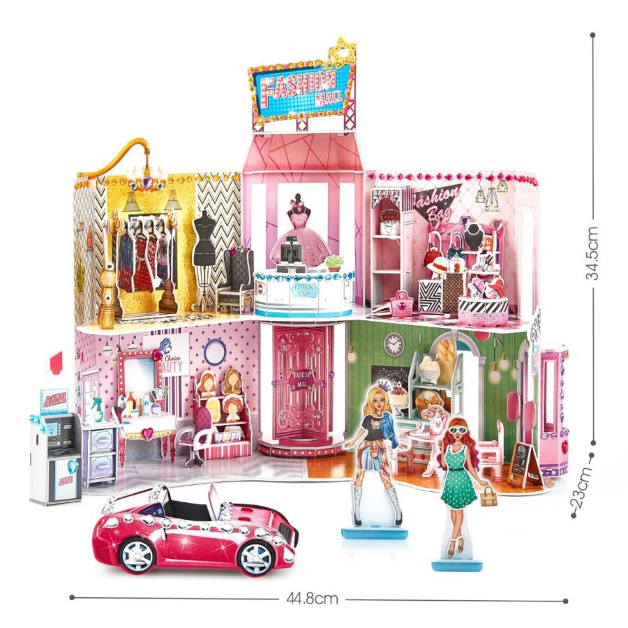 Cubic Fun Χάρτινη Κατασκευή Super Star Fashion Mall (E1617H)