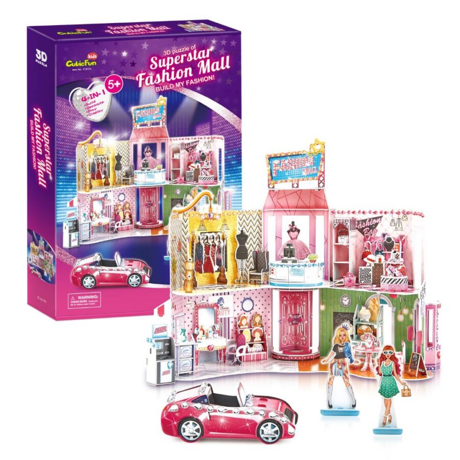 Cubic Fun Χάρτινη Κατασκευή Super Star Fashion Mall (E1617H)