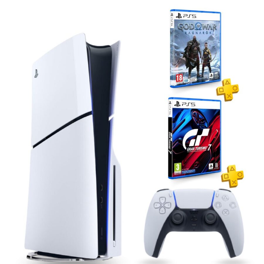 Κονσόλα Sony PlayStation 5 D Chassis + GOW Ragnarok + Gran Turismo 7 NEW
