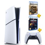 Sony PlayStation 5 D Chassis + Spider-Man Miles Morales + PS5 Uncharted: Legacy of Thieves Collection NEW
