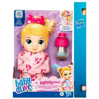 Λαμπάδα Hasbro Baby Alive Shampoo Snuggle - Harper Hugs Doll (F9119)