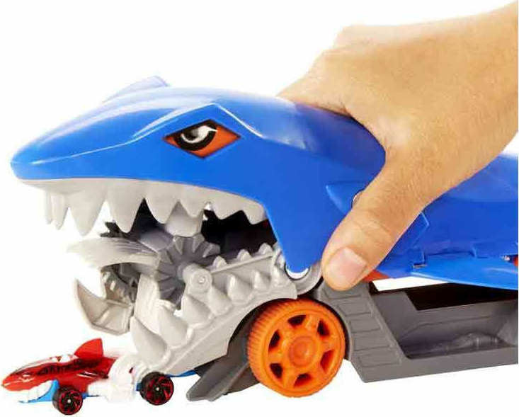 Λαμπάδα Mattel Hot Wheels City Καρχαρίας Νταλίκα Σετ Παιχνιδιού (GVG36)