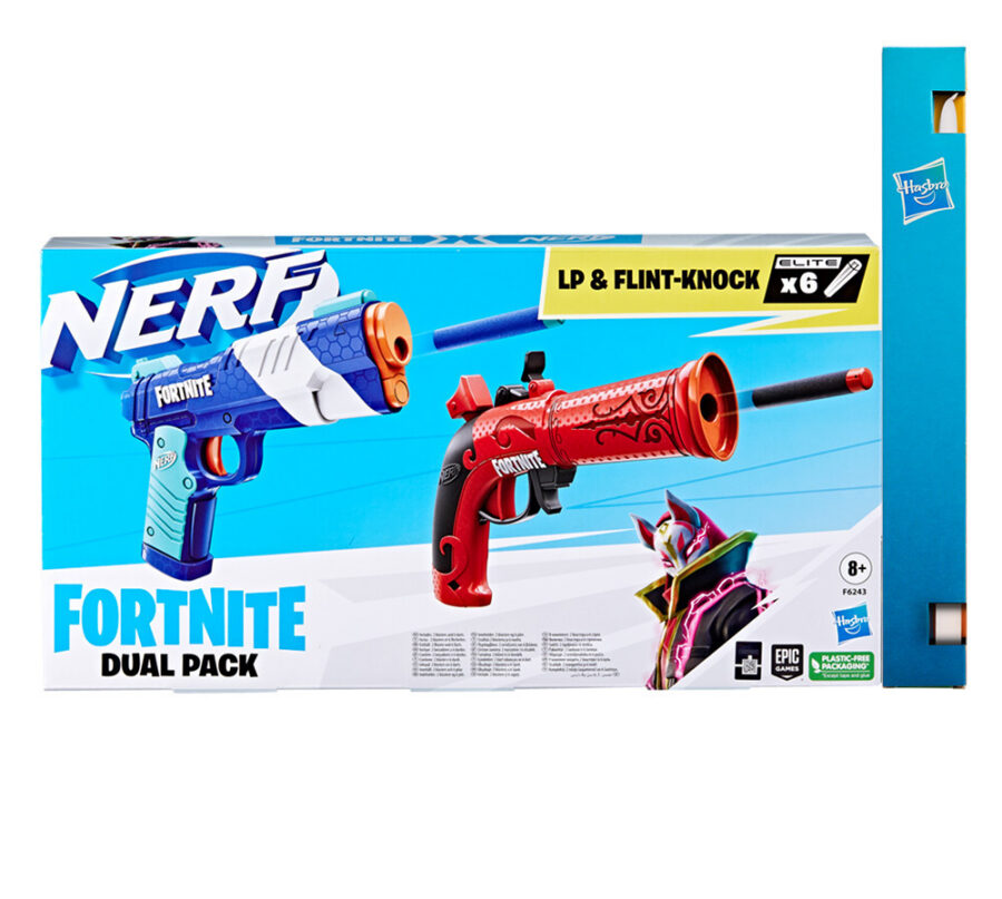 Λαμπάδα Hasbro Nerf Fortnite Dual Pack - LP & Flint-Knock (F6243)