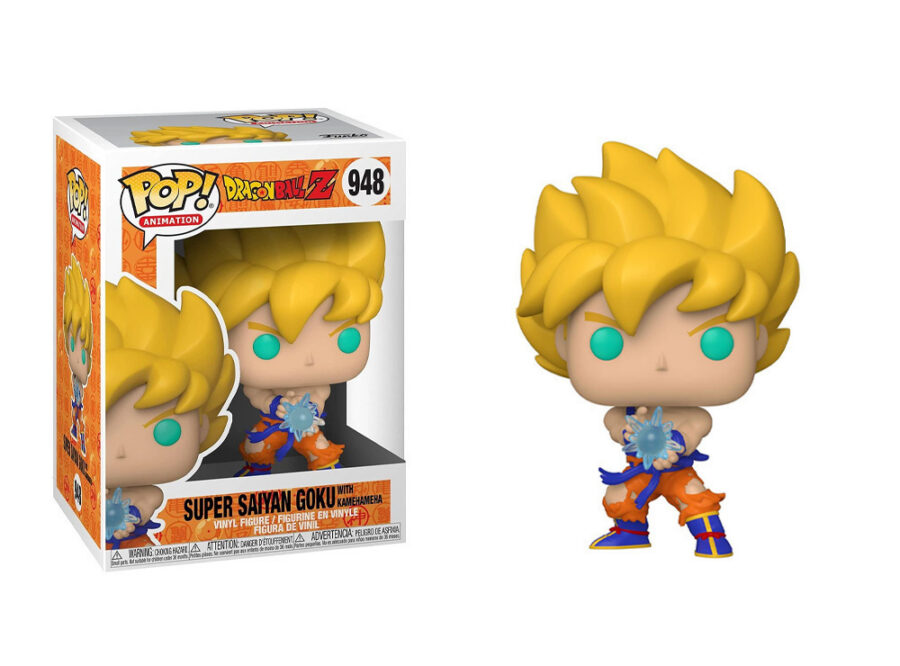 Funko Pop! DragonBall Z: Super Saiyan Goku (With Kamehameha Wave) #948 Vinyl Figure